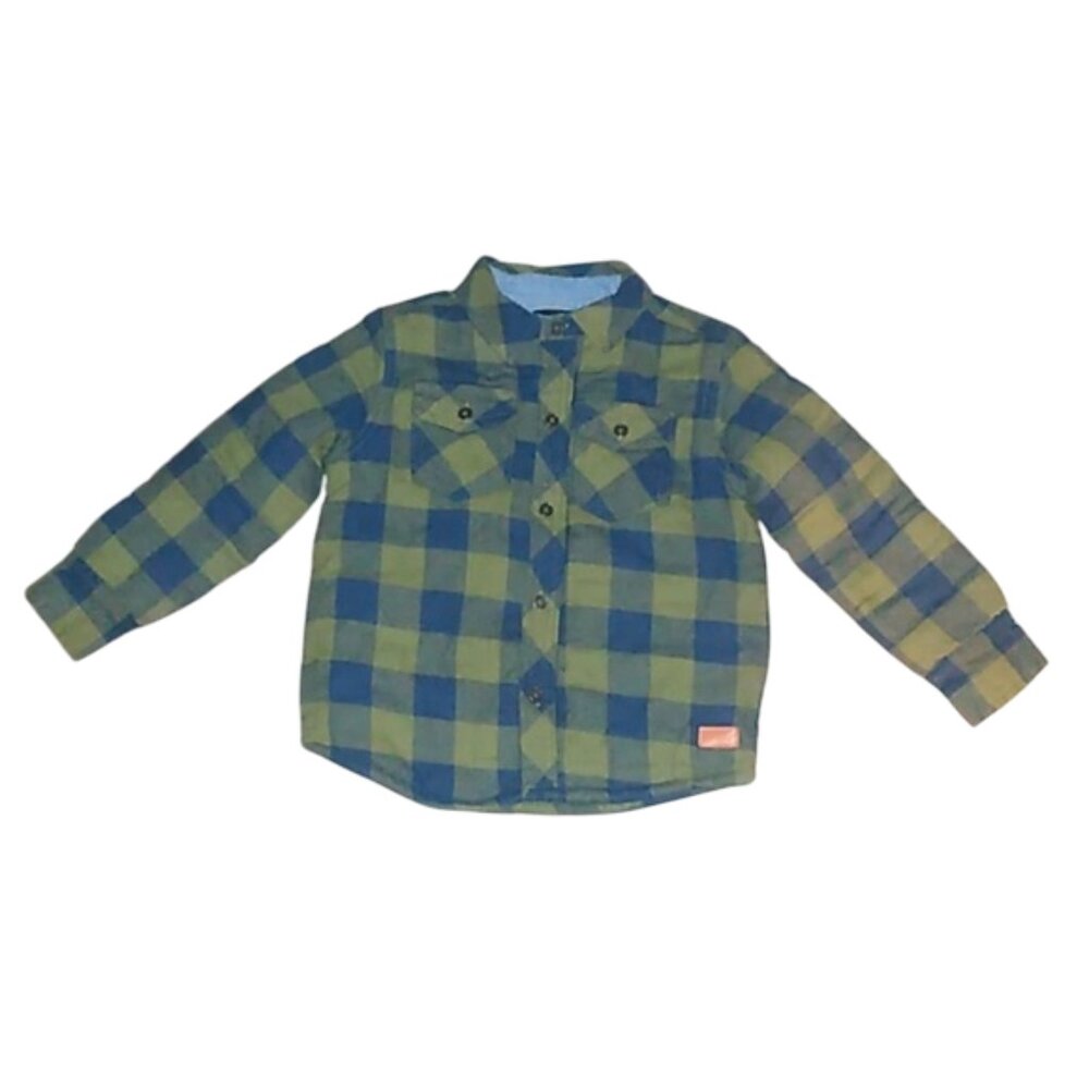 7 FOR ALL MANKIND, JACKET/COAT, COLOR: GREEN, BLUE, SIZE: 3T